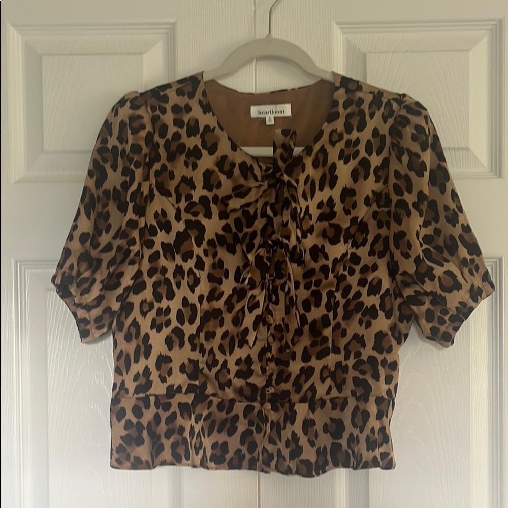 Heartloom Leopard Print Women's Top